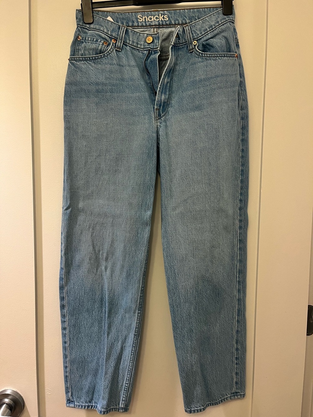 MOTHER denim High-Rise Light Blue ankle Jeans